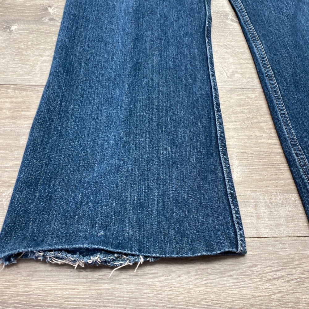 Levis Jeans 527 Low Boot Cut Mens 38x32 Blue Cotton Denim Slim Fit Casual - Picture 6 of 10
